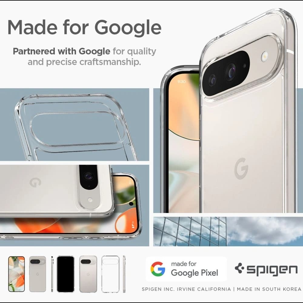 Etui Spigen Ultra Hybrid Google Pixel 9 / 9 Pro Crystal Clear - 20
