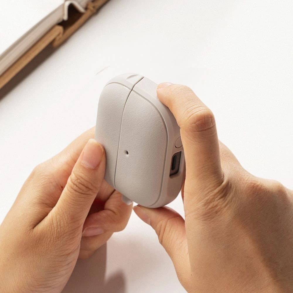 Etui Ringke Onyx Magnetic MagSafe Samsung Galaxy Buds 3 / 3 Pro Meleg Szürke - 5