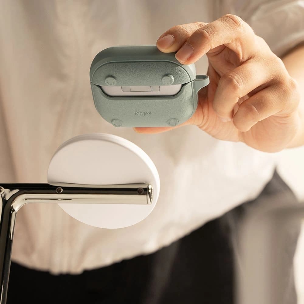 Ringke Samsung Husă Onyx Magnetic MagSafe Galaxy Buds 3 / 3 Pro Sage Green - 6