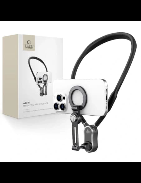 Tech-protect AC100 Magnetic MagSafe Neck Holder Black