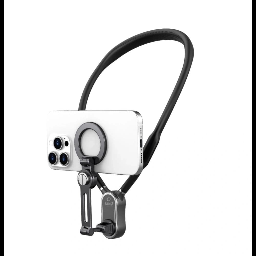 Tech-protect AC100 nyakpánt Magnetic MagSafe nyakpánt fekete - 2