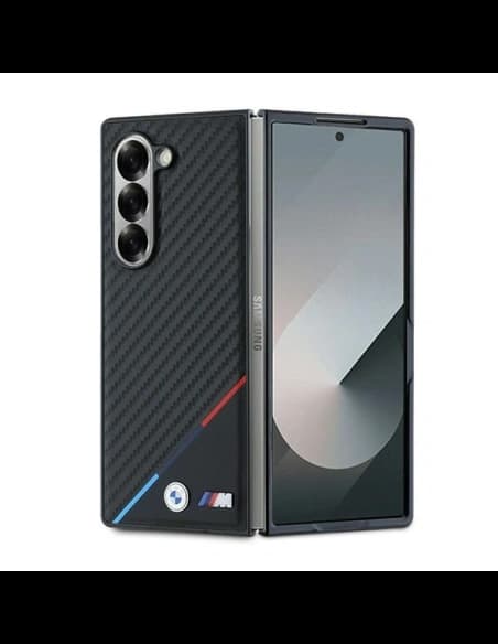 Case BMW BMHMZFD623PUDTK Samsung Galaxy Z Fold6 hardcase Carbon Tricolor black/black
