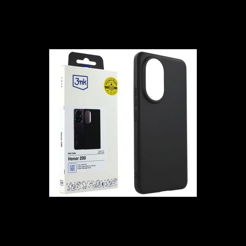 Case 3MK Matt Case Honor 200 black - 1