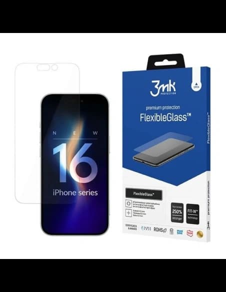 Geam hibrid 3MK FlexibleGlass Apple iPhone 16 Plus