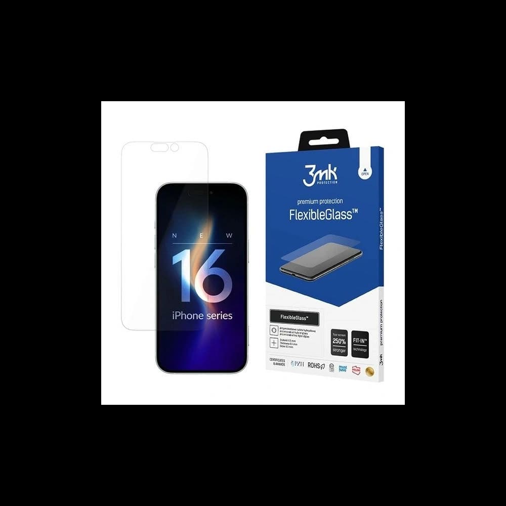 Hybrid glass 3MK FlexibleGlass Apple iPhone 16 Plus - 1