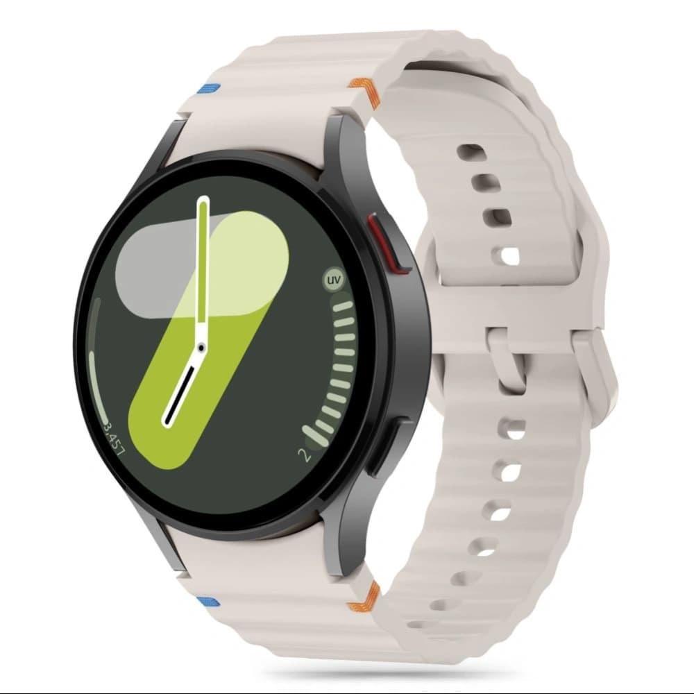 Curea Tech-Protect Silicone Sport Samsung Galaxy Watch 4/5/5 Pro/6/7/FE Starlight - 1