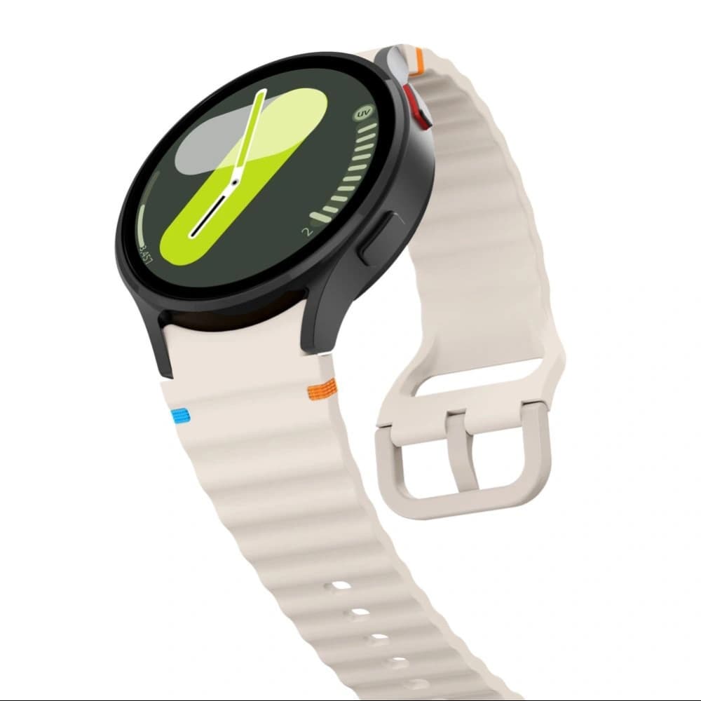 Curea Tech-Protect Silicone Sport Samsung Galaxy Watch 4/5/5 Pro/6/7/FE Starlight - 3