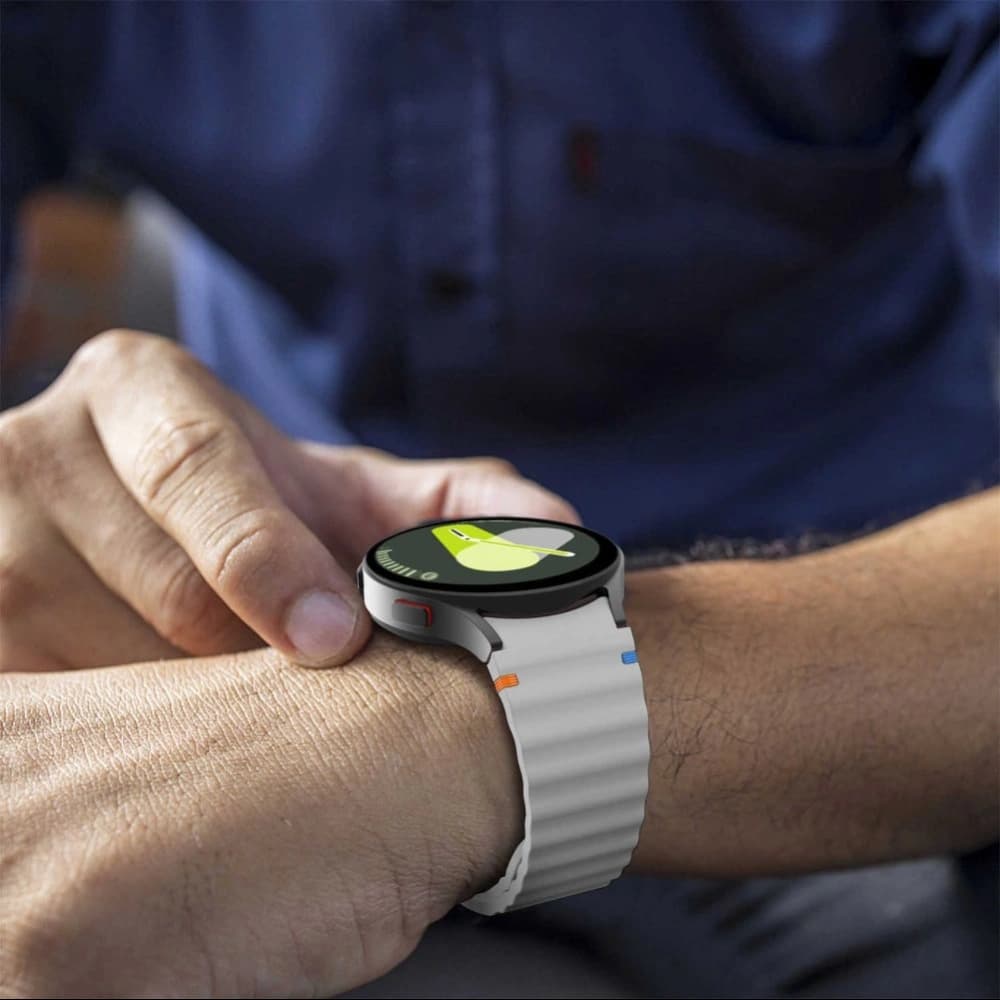 Curea Tech-Protect Silicone Sport Samsung Galaxy Watch 4/5/5 Pro/6/7/FE Starlight - 4