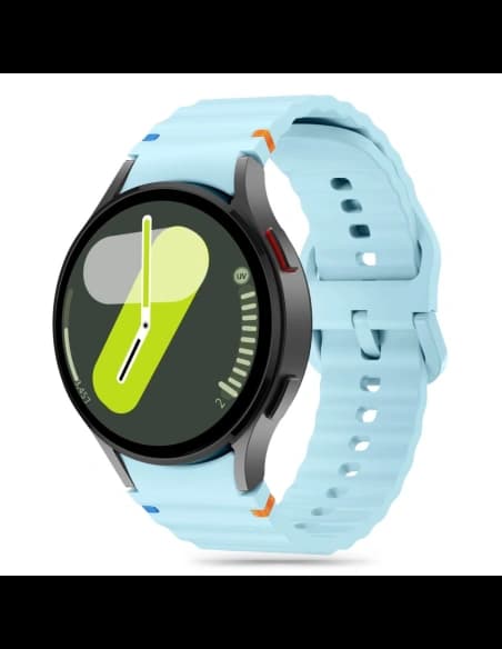 Tech-Protect Silicone Sport Strap Samsung Galaxy Watch 4/5/5 Pro/6/7/FE Sky Blue