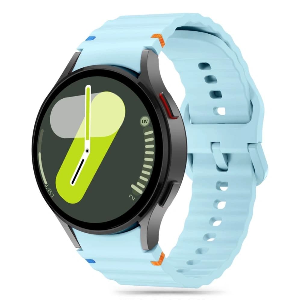 Pasek Tech-Protect szilikon sport Samsung Galaxy Watch 4/5/5 Pro/6/7/FE égkék - 1