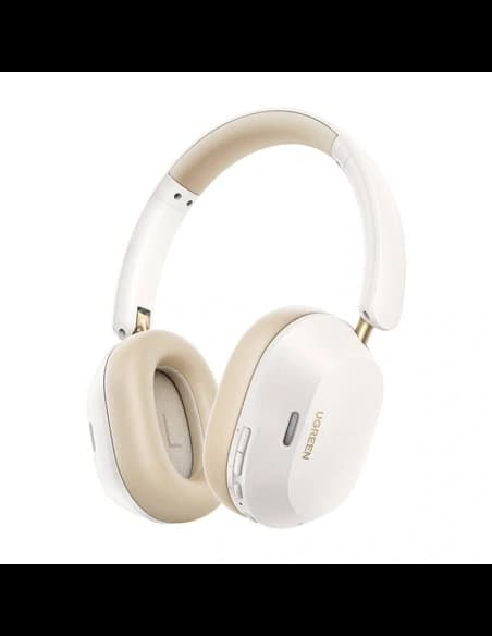 Kabellose Over-Ear-Kopfhörer UGREEN HiTune Max 5C, Hybrid ANC, Bluetooth 5.4 in Weiß