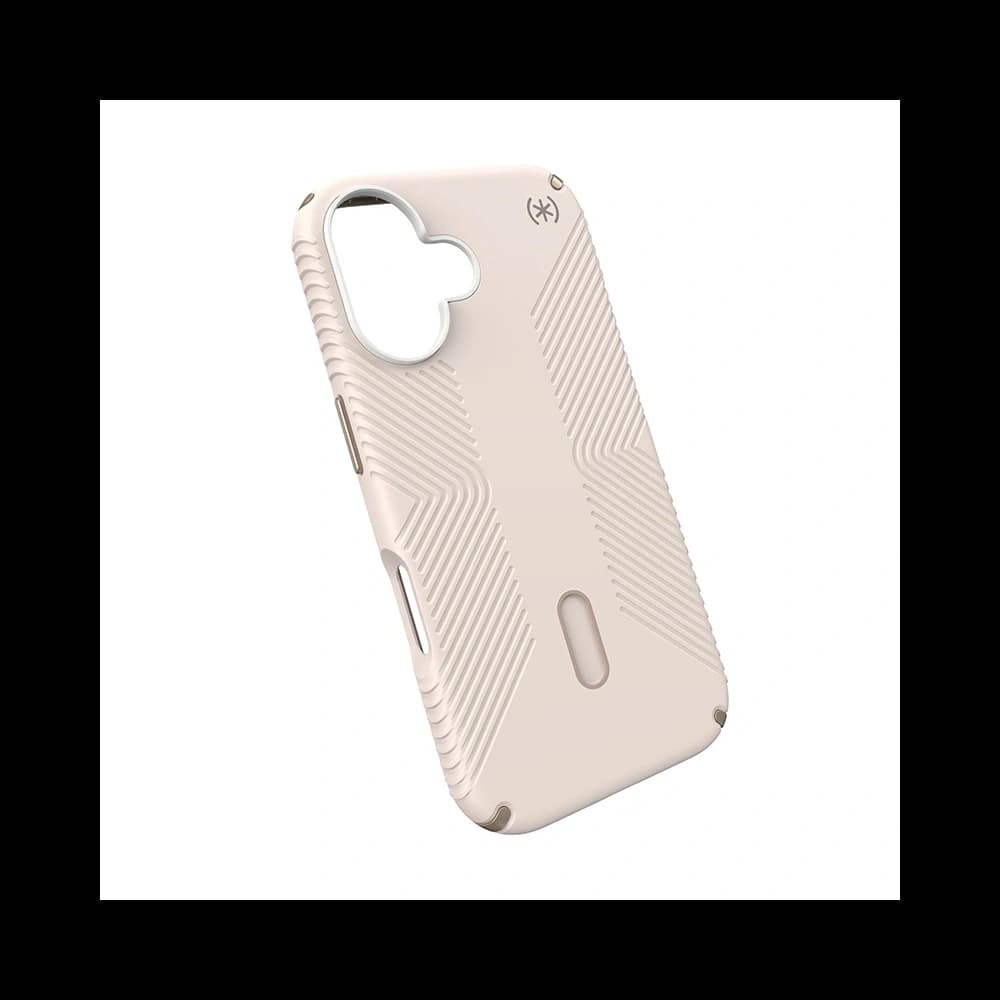 Case Speck Presidio2 Grip ClickLock & MagSafe Apple iPhone 16 (Bleached Bone / Heirloom Gold / Hazel Brown) - 4