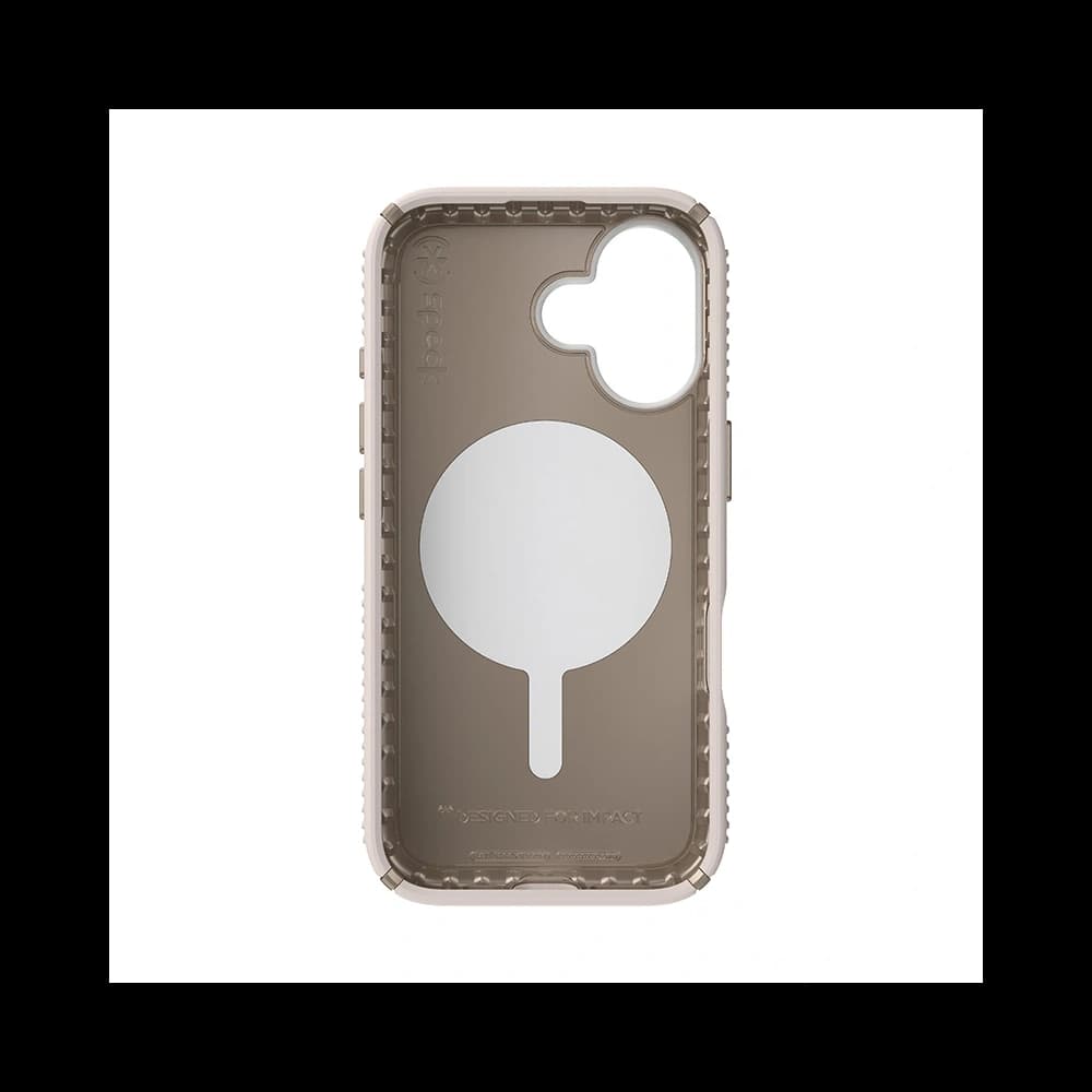 Case Speck Presidio2 Grip ClickLock & MagSafe Apple iPhone 16 (Bleached Bone / Heirloom Gold / Hazel Brown) - 5