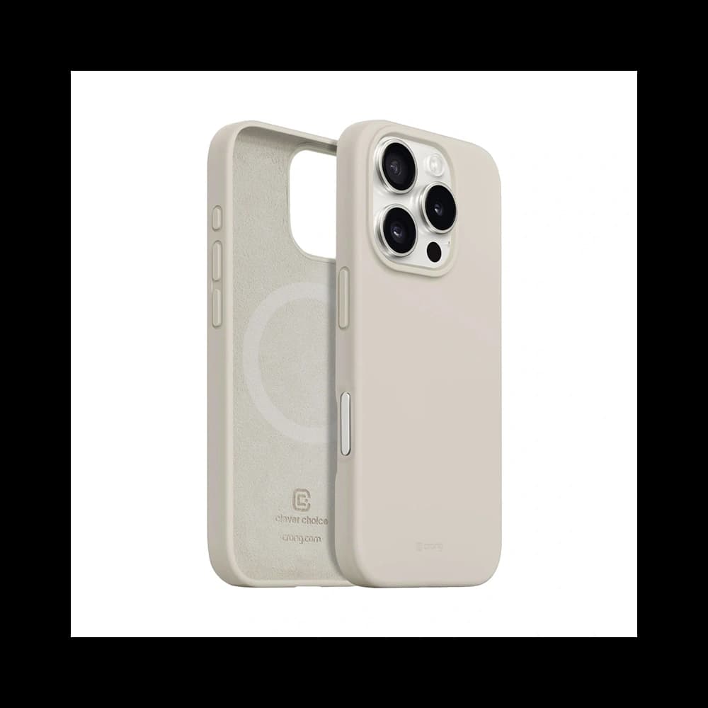 Etui Crong Color Cover Magnetic Apple iPhone 16 Pro Max MagSafe bej pietros - 2