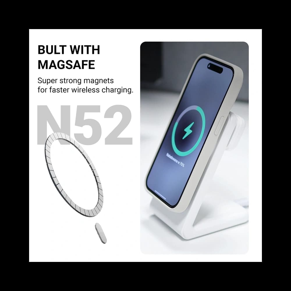 Etui Crong Color Cover Magnetic Apple iPhone 16 Pro Max MagSafe bej pietros - 4