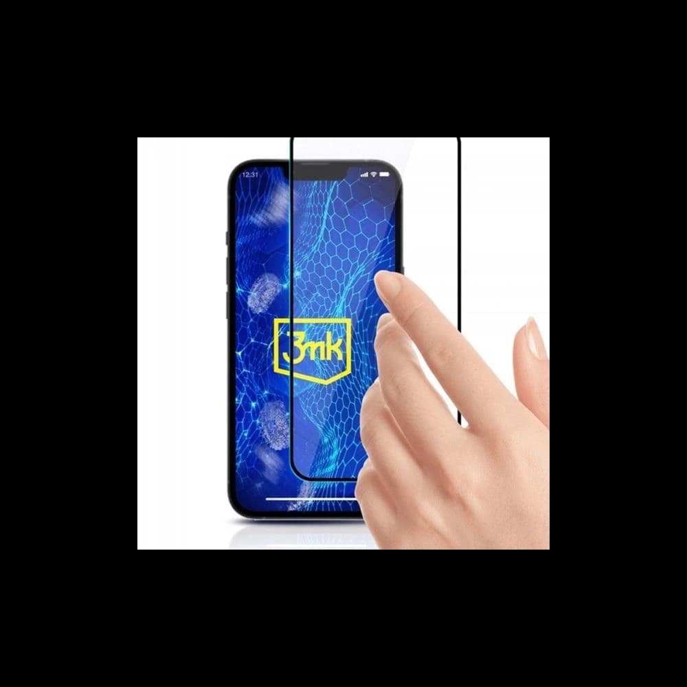 Tempered glass 3MK HardGlass Max Lite Motorola Moto G54 / Power Edition black - 2