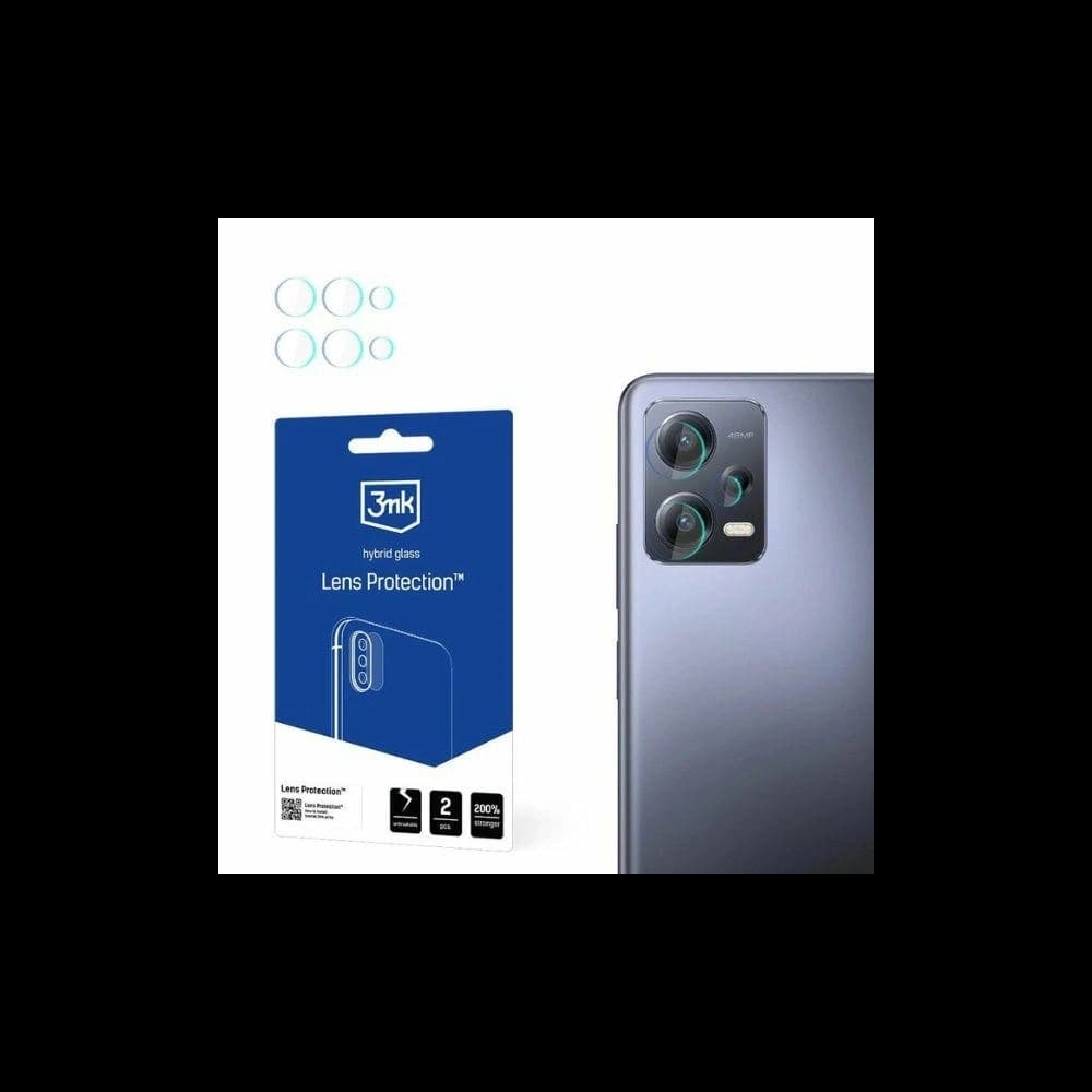 Hybrid glass for camera lens 3MK Lens Protect Xiaomi Redmi Note 12 Pro [4 PACK] - 1