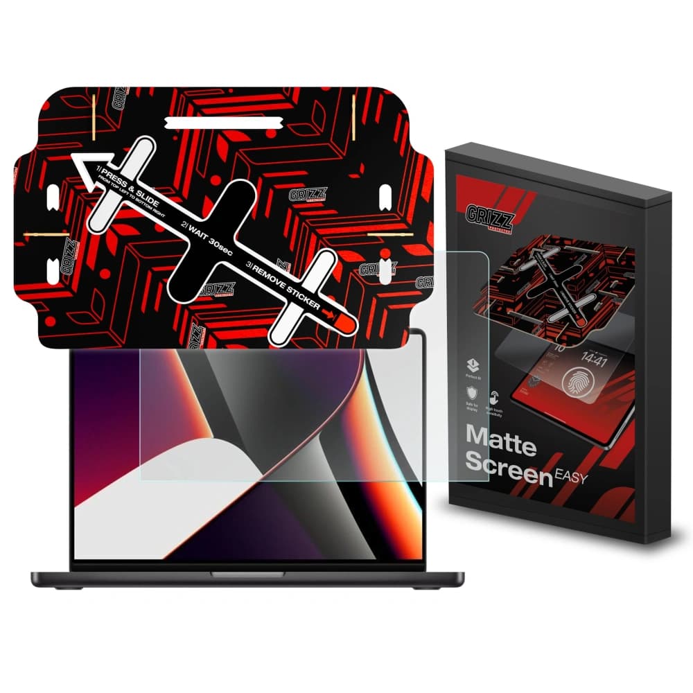Mattfolie GrizzGlass MatteScreen Easy für Apple MacBook Pro 16" 2021-2024 (M1/M2/M3/M4) - 1