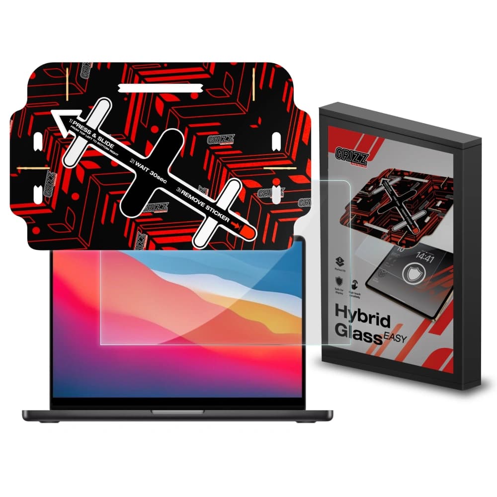 Hybrid Glass GrizzGlass HybridGlass Easy for Apple MacBook Air 13" 2020 - 1