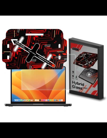 Szkło hybrydowe GrizzGlass HybridGlass Easy do Apple MacBook Pro 14" 2021-2025 (M1/M2/M3/M4/M5)
