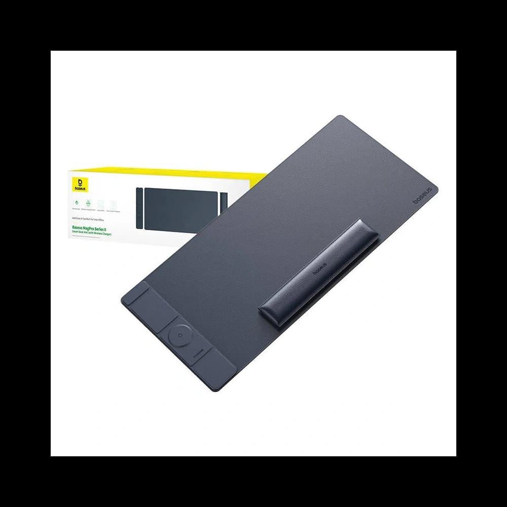 Baseus MagPro II Schreibtischunterlage mit induktivem Ladegerät (schwarz) - 9