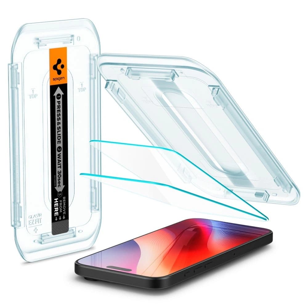 Spigen GLAS.tR ez Fit Apple iPhone 16 Pro Max Clear [2 PACK] - 2