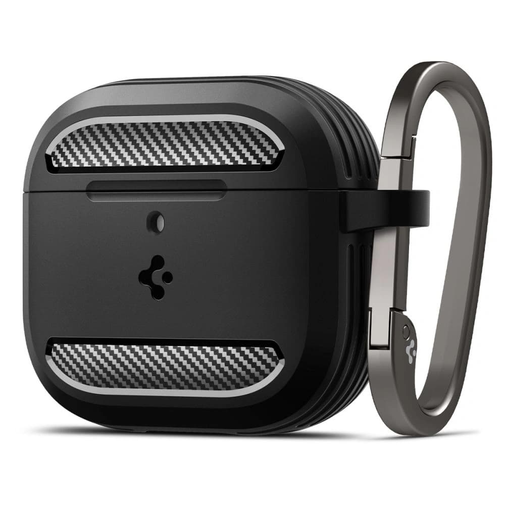 Spigen Rugged Armor Apple AirPods 4 Negru Mat - 1
