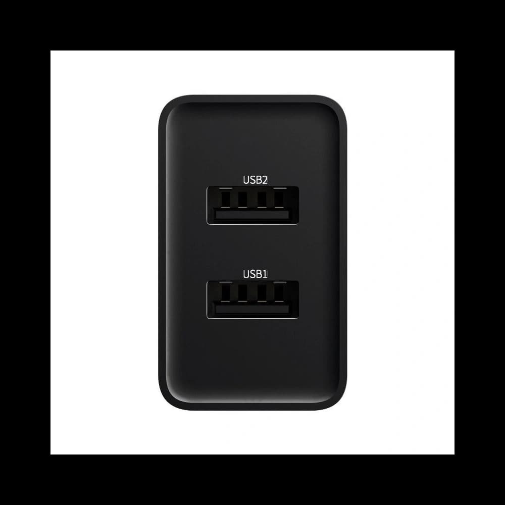 Ładowarka sieciowa Baseus Speed Mini Dual Charger, 2x USB, 2A, 10,5W (czarna) - 4