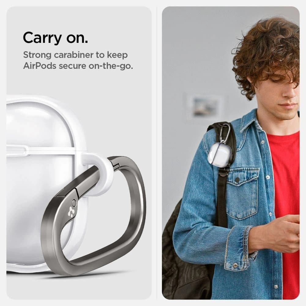 Spigen Ultra Hybrid Apple AirPods 4 Alb Jet - 12