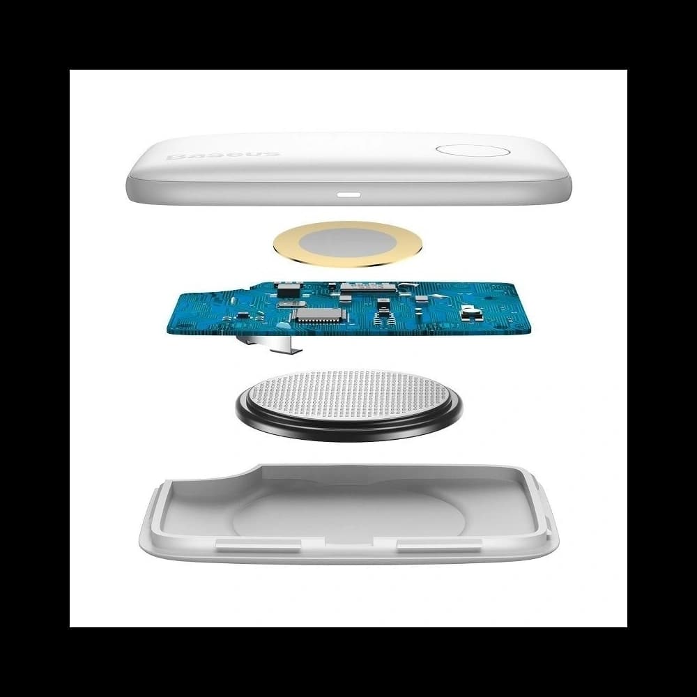 Baseus Bluetooth-Ortungsgerät T2 mit Umhängeband (weiß) - 4