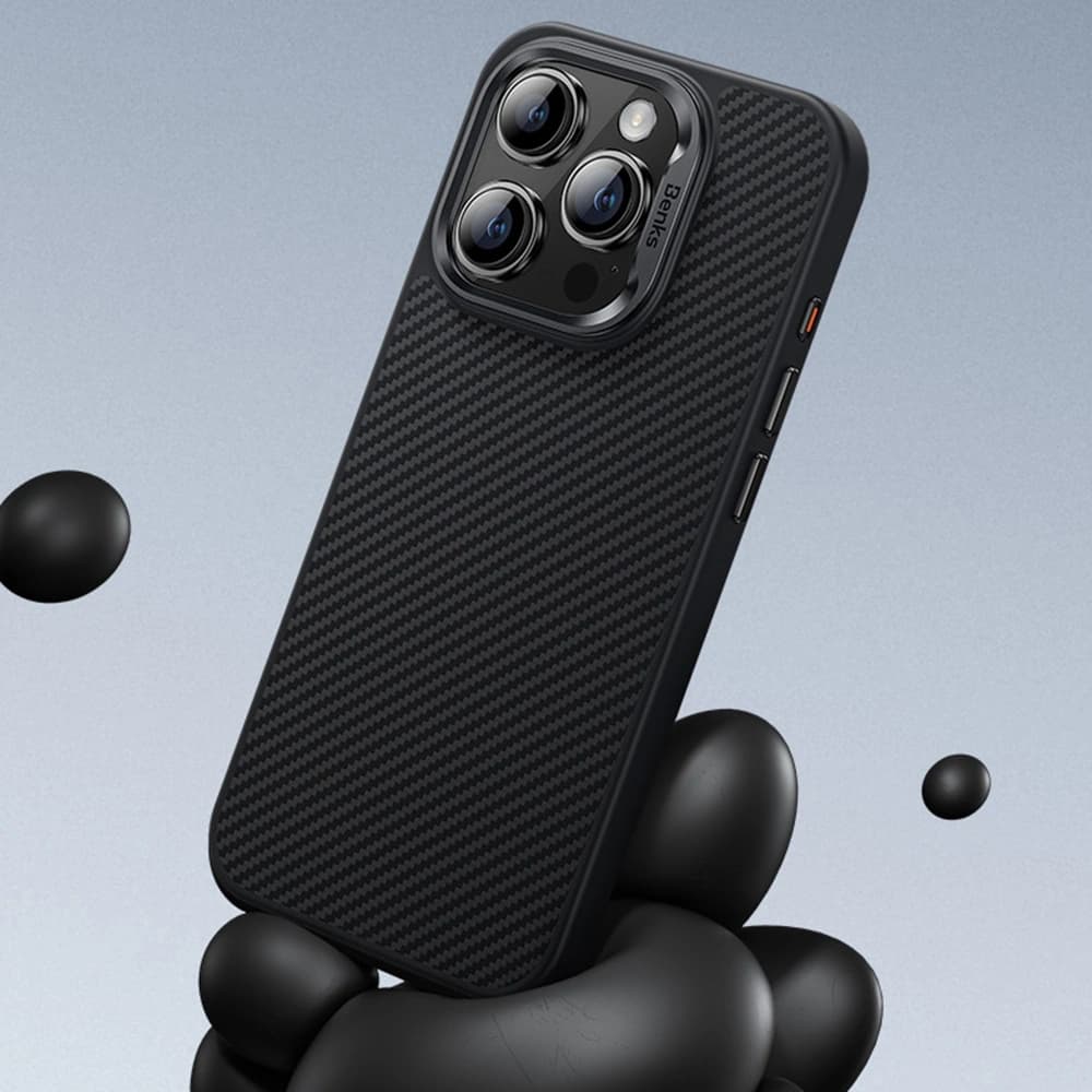 Benks MagClap MagSafe ArmorPro Kevlar Case 600D Apple iPhone 16 Pro - 6