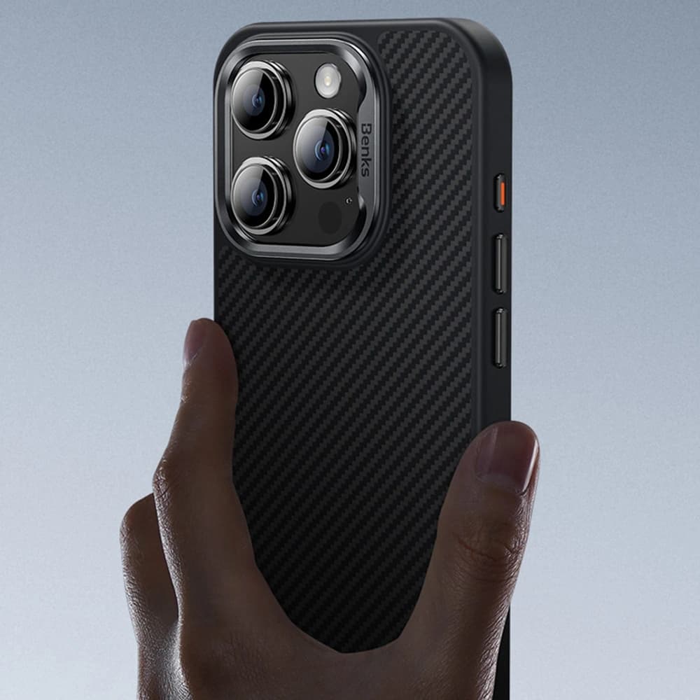 Benks MagClap MagSafe ArmorPro Kevlar Case 600D Apple iPhone 16 Pro - 7