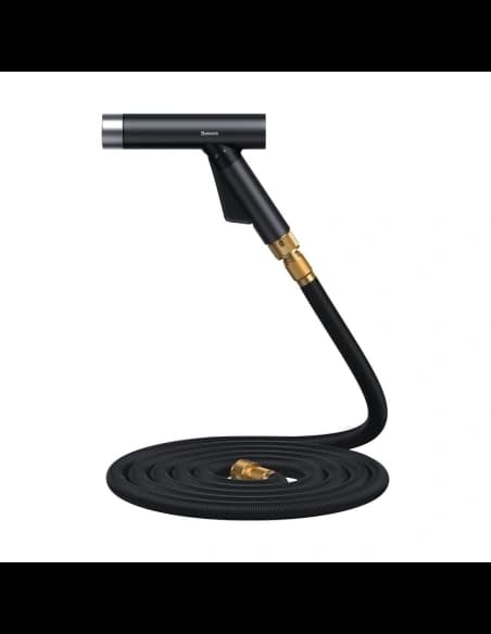 Baseus Schlauch mit Düse Simple Life für die Autowäsche, 15 m mit Wasserstrahl (schwarz)