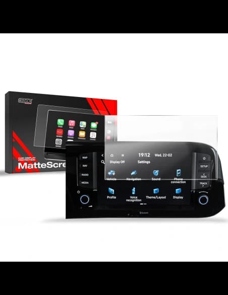 Matte GrizzGlass CarDisplay Protection Hyundai i10 8" 2024-2025