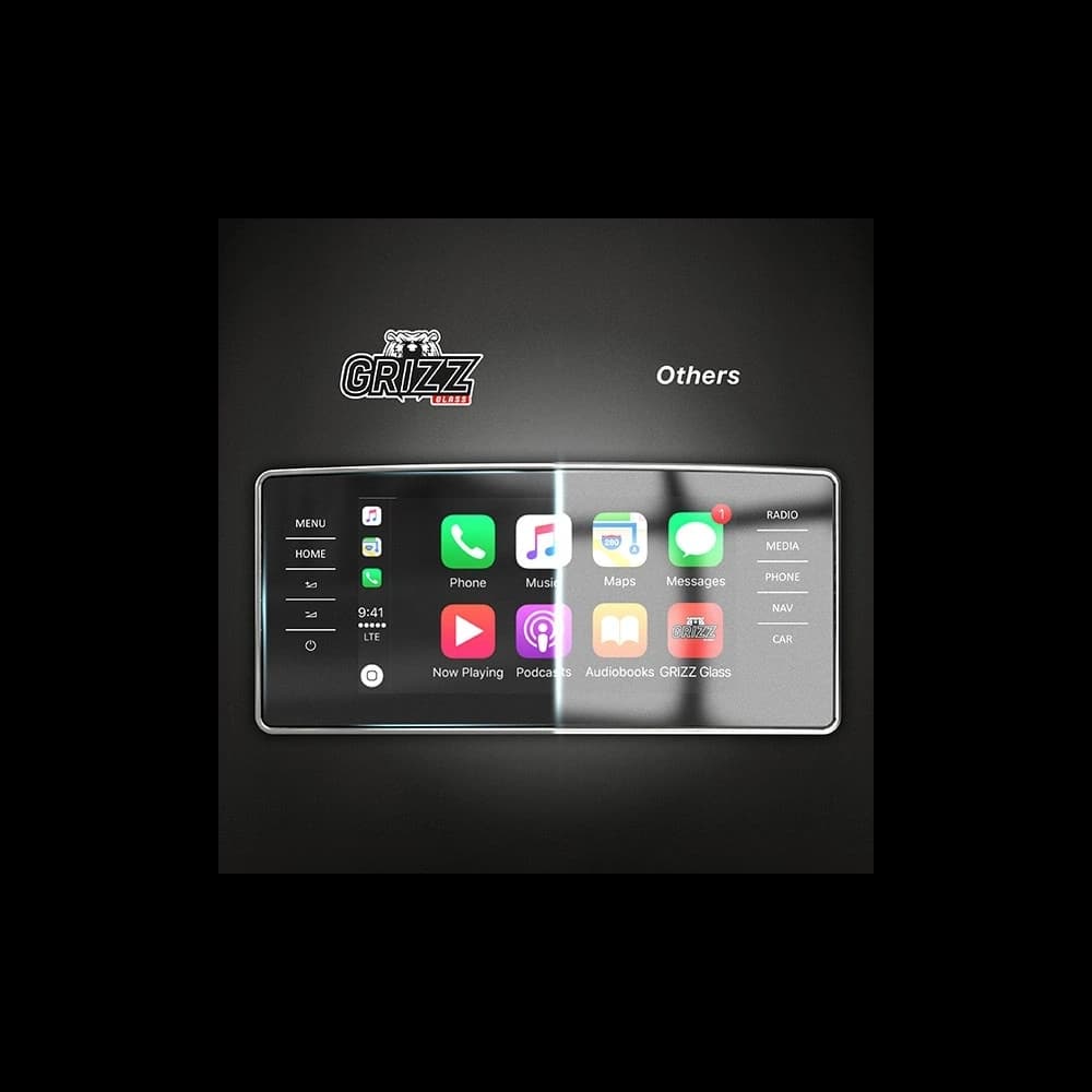 Matte GrizzGlass CarDisplay Protection Mercedes A Class W176 8,4" 2015-2019 - 2