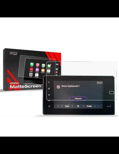 Matte GrizzGlass CarDisplay Protection Renault Express 2 8" (2021-2025)