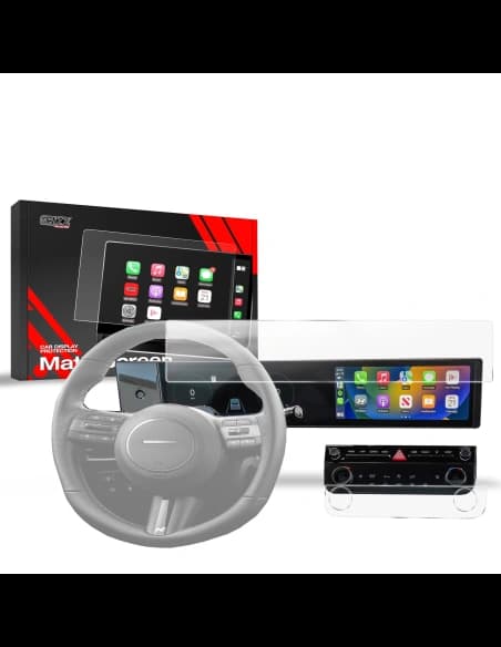 Matte GrizzGlass CarDisplay Protection Hyundai Tucson 12,3" 2024-2025 [2in1]