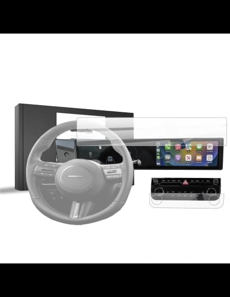 Ceramic GrizzGlass CarDisplay Protection Hyundai Tucson 12,3" 2024-2025 [2in1]