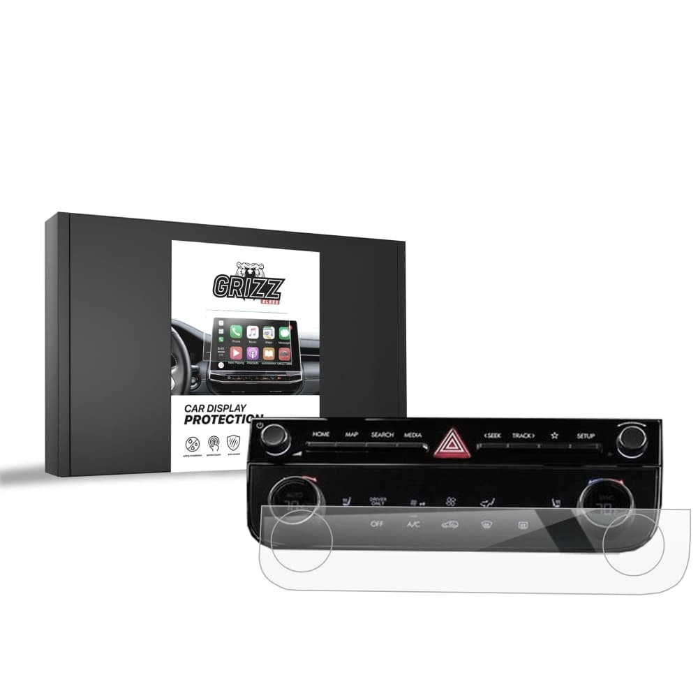 Ceramic GrizzGlass CarDisplay Protection Hyundai Tucson AC Panel (2024-2025) - 1