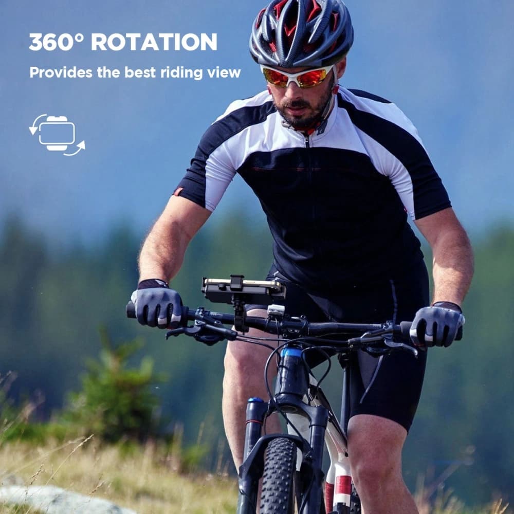 Joyroom suport pentru bicicletă JR-OK7 4.7" - 6.8" negru - 9