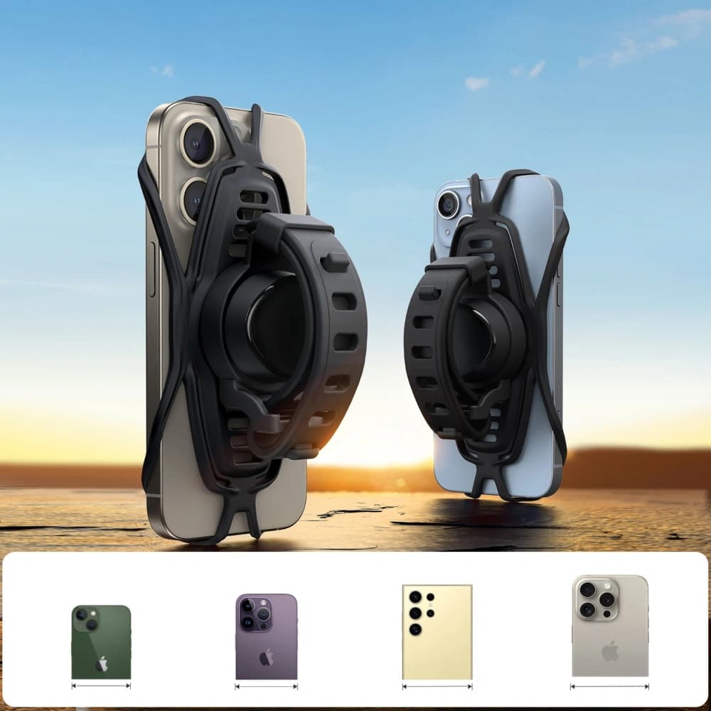 Joyroom JR-ZS382 suport de bicicletă 4" - 7" negru - 8