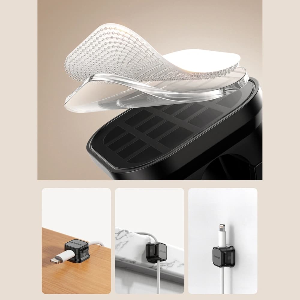 Joyroom kábelrendező JR-ZS368 mágneses fekete (6 db.) - 9