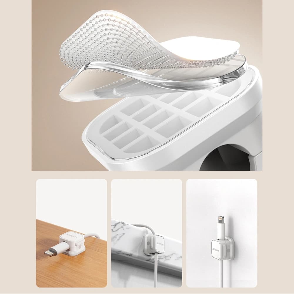 Joyroom Kabelorganisator JR-ZS368 magnetisch weiß (6 Stück) - 10