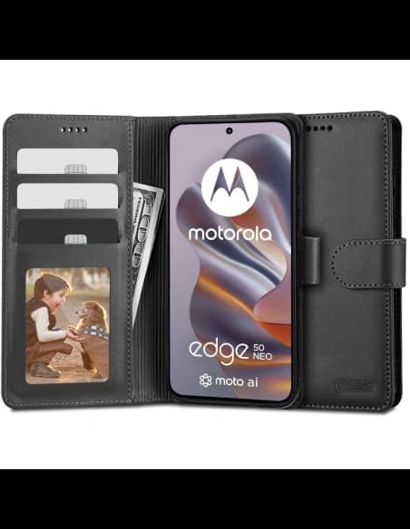 Tech-Protect Geldbörse Motorola Edge 50 Neo Schwarz