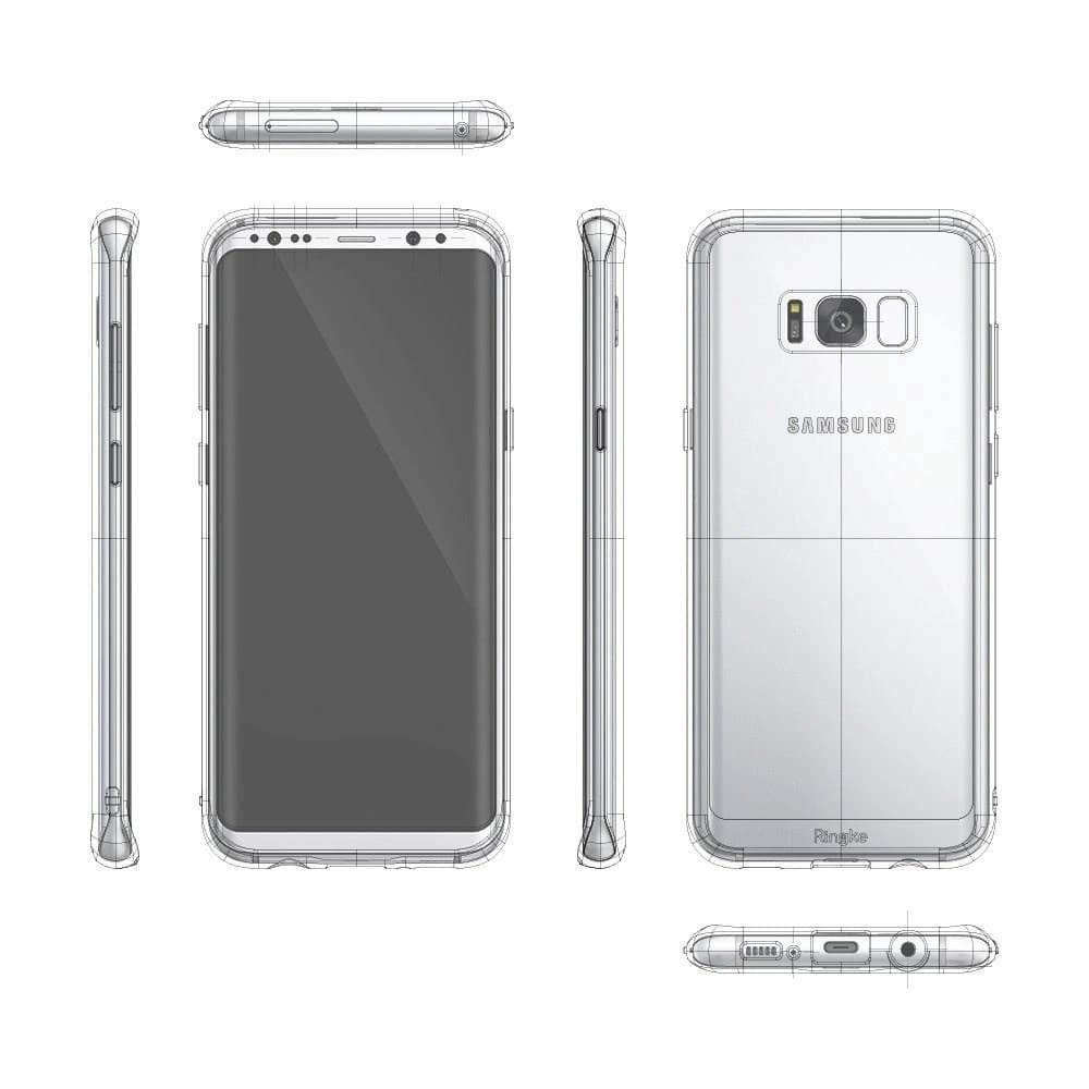 Etui Ringke Fusion Samsung Galaxy S8 Plus Smoke Black - 3