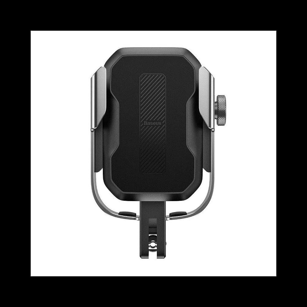 Telefon tartó Baseus Armor motorra / kerékpárra / rollerre / robogóra (ezüst) - 1