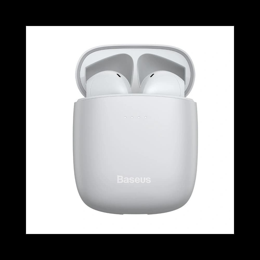 Căști wireless Baseus Encok W04 TWS, Bluetooth 5.0 (albe) - 2