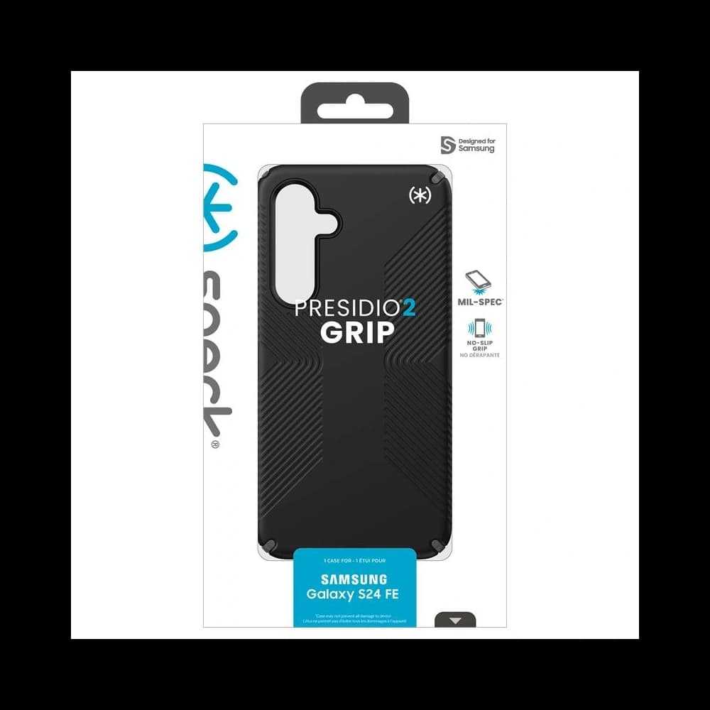 Speck Presidio2 Grip Samsung Galaxy S24 FE (Fekete/Slate Grey/Fehér) - 13