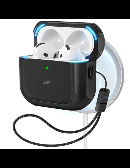 ESR Orbit Halolock MagSafe Apple AirPods 4 Negru