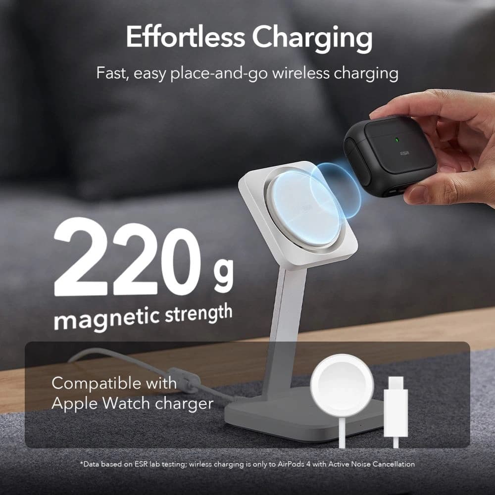ESR Orbit Halolock MagSafe Apple AirPods 4 Negru - 3